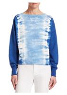 Ralph Lauren Collection Boby Tie-dye Cotton Sweatshirt