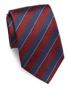 Giorgio Armani Two-toned Striped Silk Tie