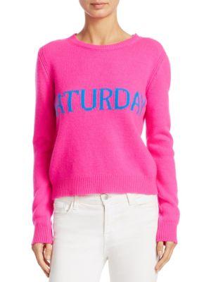 Alberta Ferretti Cropped Wool & Cashmere Saturday Sweater