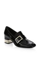 Tod's Leather Buckle Loafers