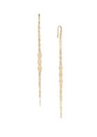 Lana Jewelry 14k Gold Graduating Chain Earrings