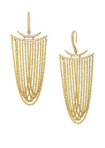 Celara 14k Yellow Gold & Diamond Statement Earrings