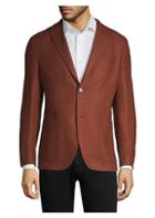 Boglioli Rustic Wool-blend Boucle Jacket