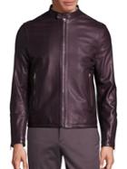 Paul Smith Sheep Leather Zip-front Jacket