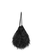 Attico Ostrich Feather Pouch Bag