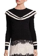 Red Valentino Cable-knit Sweater