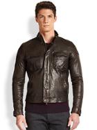 Vince Leather Moto Jacket