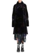 Sacai Digital Faux Fur Coat