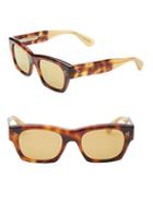 Oliver Peoples Leopard Print 51mm Square Sunglasses