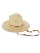 Lola Hats Marseille Straw Leather Trim Hat