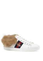 Gucci Ace Sneakers With Fur
