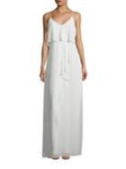 Laundry By Shelli Segal Popover Chiffon Gown