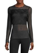 Wolford Tulle & Lace Pullover