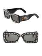 Gucci Pearly 50mm Rectangular Sunglasses