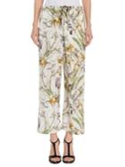 Alexander Mcqueen Floral-print Silk Pajama Pants