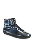 Bally Etra Brushed Leather High-top Sneakers