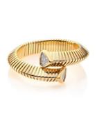Marina B Trisola Diamond & 18k Yellow Gold Coil Bracelet