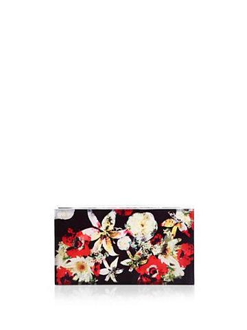 Alice + Olivia Printed Lucite Clutch