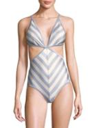 Zimmermann Striped One-piece Swimsuit