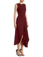 Victoria Beckham Ruffle Asymmetric Dress