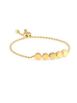 Monica Vinader Sterling Silver & 18k Gold Friendship Chain Bracelet