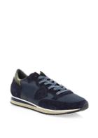 Philippe Model Suede & Leather Low-top Sneakers