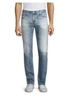 Ag Jeans Tellis Slim-fit Faded Whiskered Jeans