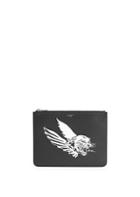 Givenchy Flying Cat Leather Pouch