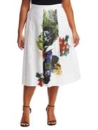 Marina Rinaldi, Plus Size Cicala Floral Skirt