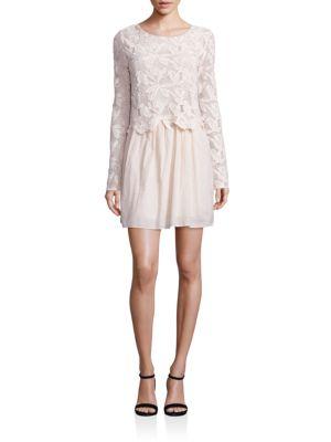 See By Chloe Lace Cotton Voile Dress