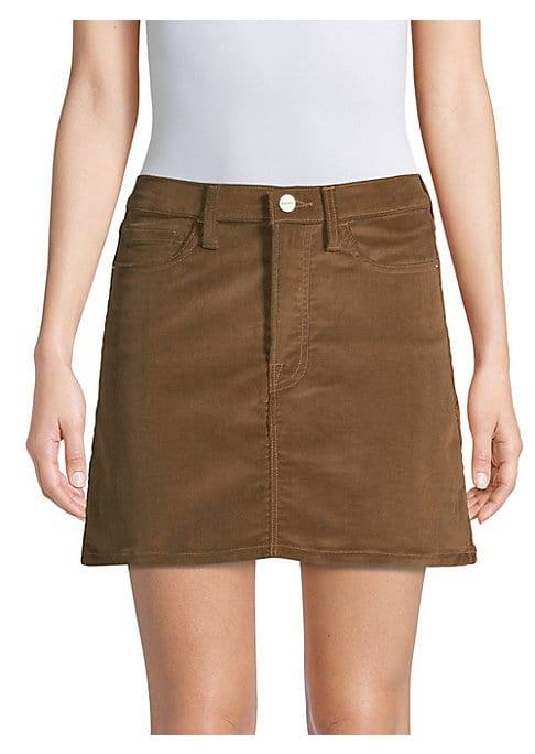 Frame Corduroy Mini Skirt