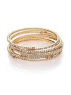 Abs By Allen Schwartz Jewelry Gold Coast Coil Tennis Bracelet Set