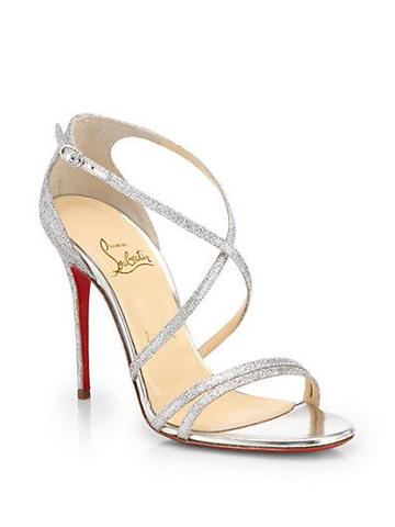 Christian Louboutin Gwynitta Glitter Sandals