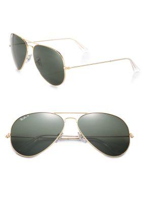 Ray-ban 62mm Polarized Original Aviator Sunglasses