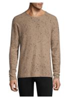 John Varvatos Oversize Wool & Cashmere Crewneck Sweater