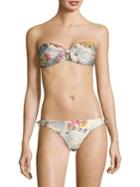 Zimmermann Two-piece Floral Bikini Set