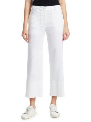 Theory Linen Pull-on Pants