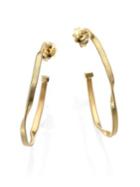 Marco Bicego Marrakech 18k Yellow Gold Hoop Earrings/2