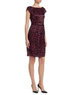 Emporio Armani Abstract Print Belted Dress