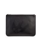 Mcq Alexander Mcqueen Large Swallow Leather Pouch