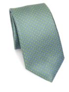 Saks Fifth Avenue Collection Neat Square Silk Tie