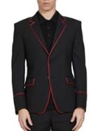 Givenchy Piped Lapel Slim-fit Sportcoat