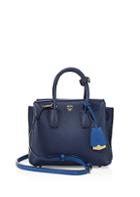 Mcm Mini Milla Two-tone Leather Tote