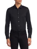 Armani Collezioni Jersey Cotton Button-down Shirt