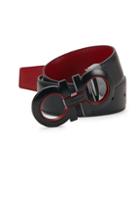 Salvatore Ferragamo Gancini Reversible Leather Belt