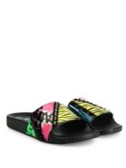 Marc Jacobs Cooper Punk Patchwork Slide Sandals