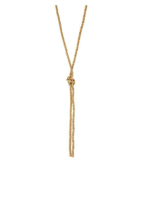 Emanuele Bicocchi 24k Yellow Goldplated & Sterling Silver Knot Necklace