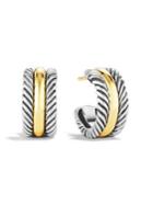 David Yurman Cable Classics Hoop Earrings With Gold