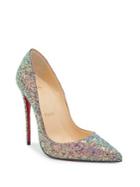 Christian Louboutin Classique So Kate 120 Glitter Dragonfly Pumps