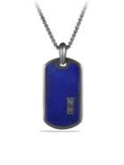 David Yurman Lapis Lazuli Tag Necklace